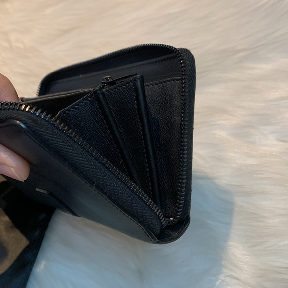 Saint Laurent Classic Monogram Zip Around Wallet Leather - Picture 13 of 17